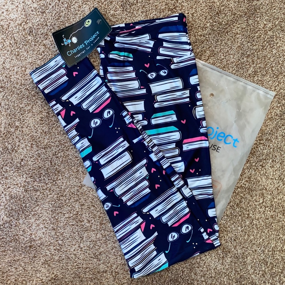 Charlie’s Project Book Lovers Leggings Sz 0-4